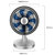 莱克(LEXY)魔力风智能空气循环扇 空气对流调节扇 家用台式静音电风扇F101 银第4张高清大图