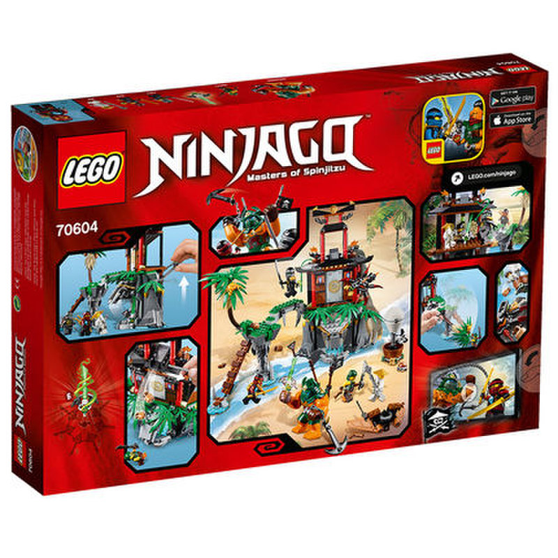 乐高 幻影忍者系列 大战猛虎蜘蛛岛 70604