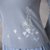 烟花烫XW2018春新款女装修身弹力绣花圆领毛衣针织衫 漓漓草(蓝色 XL)第4张高清大图