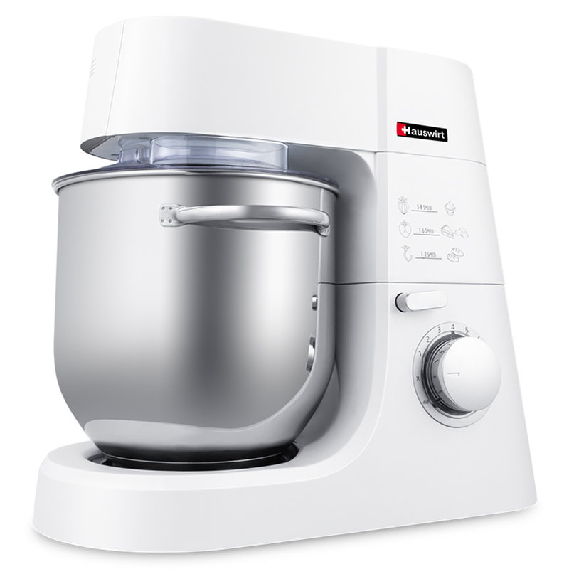 海氏(hauswirt)hm600 6.5l 厨师机 大容量和面机打蛋器 白