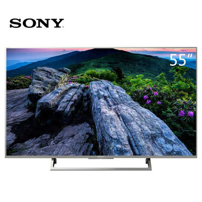 索尼（SONY）KD-55X8000E 55英寸 4K超高清 智能LED液晶电视（银色）