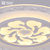 汉斯威诺现代简约吸顶云朵亚克力客厅LED卧室灯高薄透光餐厅彩云之南灯饰具HS102107(80cm59W无极 其他)第3张高清大图