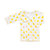 emimi 爱米米 日本制造婴儿和尚服纯棉短款内衣 0-3个月(新生儿（0-3个月） 黄色大鸭鸭短款)第5张高清大图