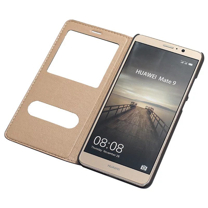 华为mate9mhaal00手机套保护套手机保护套翻盖商务皮套支架皮套智能