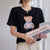 蒂克罗姆连帽熊纯棉T恤T5003(黑色 XL)第3张高清大图
