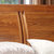御品工匠 实木床 板木结合床 橡木床 1.5米1.8米气动高箱床 F068(梨木色 1.8米普通床)第3张高清大图