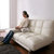 奥古拉 双人皮艺沙发床 多功能折叠沙发 日式简约时尚小户型两用(皮艺-咖啡色 其他)第5张高清大图