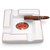 CIGARLOONG茄龙古巴雪茄烟灰缸陶瓷创意轻奢现代办公室专用烟缸(金币帕特加斯款)第5张高清大图