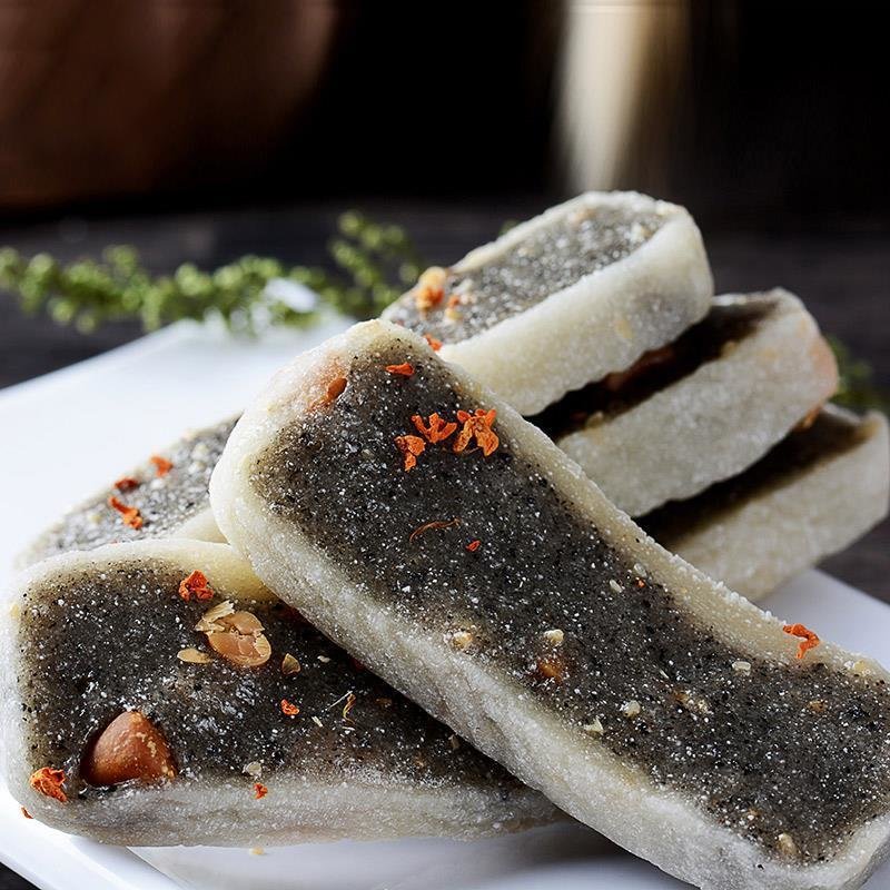 特产黑芝麻软糕糯米糕点地方特色小吃传统点心批发手工