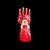 钢铁侠可穿戴手套宝石手臂成人款(红色 发光版)第5张高清大图