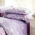 洁帛 全棉斜纹印花枕套 单人枕套 信封式枕套 48x74cm 两只装 单品床上用品（爱的花海）(紫色花海 颜色)第5张高清大图