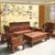 红木家具红木沙发五件套实木万字沙发客厅非洲黄花梨木(方几)第5张高清大图