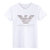 欧洲站美杜莎夏季2020新款潮流牌男士丝光棉烫钻短袖T恤大码体恤4(m 白)第2张高清大图