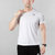 Adidas阿迪达斯男装 2022夏季新款运动服休闲服健身跑步训练圆领短袖T恤EK2855(白色 A/S)第2张高清大图