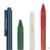 得力中性笔NS646高颜值0.5mm子弹头签字笔水笔文具用品学生按动商务简约(4支装)第3张高清大图