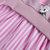 韩版春装兔子印花假两件条纹裙摆卫衣裙(140 粉色)第5张高清大图
