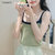 CaldiceKris （中国CK）甜美淑女纯色背心小吊带CK-FSD4321(绿色)第4张高清大图