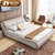 蕾舒 现代简约1.51.8米双人卧室皮床软靠床(备注需要的颜色 床+床头柜*1)第2张高清大图