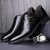 斐朗纳新款男士正装商务休闲皮鞋男鞋系带英伦鞋子男K9906(棕色 39)第4张高清大图