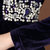 VEGININA 秋季新款长袖圆领金丝绒包臀修身连衣裙 9916(黑色 XXL)第5张高清大图
