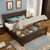 亚格林 美式 床 实木床1.5单人床1.8米双人床大床高箱(床)第4张高清大图