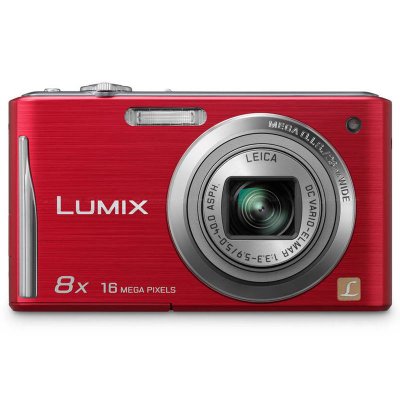 松下（Panasonic）DMC-FH25GK数码相机（红色）徕卡镜头 高清视频 28MM广角 光学防抖 1600万像素 8倍光学变焦