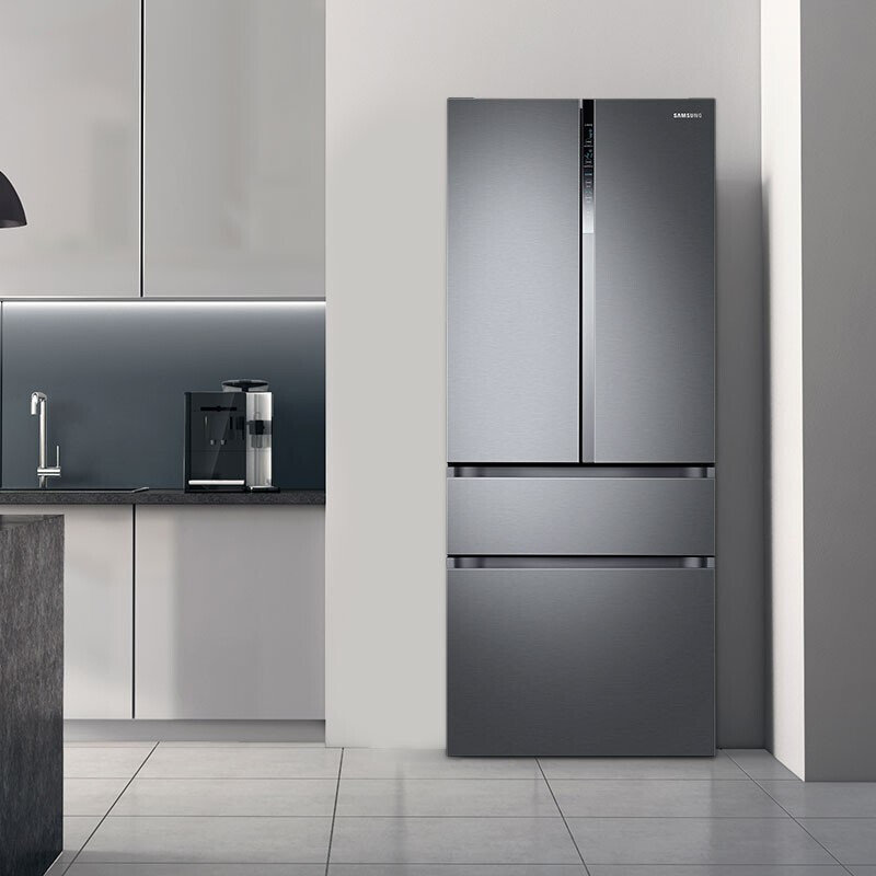 风冷无霜 智能变频 家用大容量电冰箱 法式多门冰箱 浩瀚黑 金属匀冷