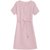 亿梦诗 2021年夏季新款洋气时尚中长款女人味系带收腰显瘦裙子ET1223(粉红色 M)第5张高清大图