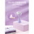 松下（Panasonic）手持挂烫机家用1600W大功率蒸汽电熨斗熨烫机熨衣机烫衣机蒸汽机旅行便携 NI-GHC030(紫色)第8张高清大图