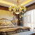 锌合金欧式现代简约客厅卧室餐厅别墅酒店玉石水晶吊灯蜡烛灯具(10加5个灯头)第3张高清大图