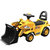活石 儿童玩具工程车挖掘机可骑可坐滑行学步车(档次款铲土机)第5张高清大图