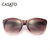 卡莎度(CASATO) 女款偏光太阳镜时尚个性大框潮 防紫外线太阳镜 墨镜120031(红色不偏光)第5张高清大图