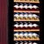 西伯仑 XL-168智能恒温红酒柜 茶叶柜 冷藏柜 冰吧展示柜 展架红木纹实木层架(红色暗拉手平架)第4张高清大图