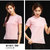JOHLIN夏季薄款运动户外速干T恤(粉红 M)第2张高清大图