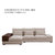 爱依瑞斯（ARIS） 现代简约大小户型组合沙发 WFS-01(白色 扶位+踏位)第5张高清大图