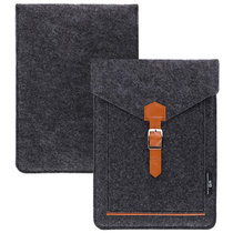 优加 苹果iPad mini2/3/4保护套 内胆包/防摔收纳袋 7.9英寸通用平板电脑套 竖款-黑色