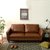 SKYMI日式PU沙发小户型沙发直排沙发时尚沙发客厅沙发(驼色 单人位沙发)第6张高清大图