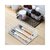 ins风桌面厨房客厅零食置物框 铁艺杂物收纳筐 创意化妆品收纳盒(白色)第4张高清大图