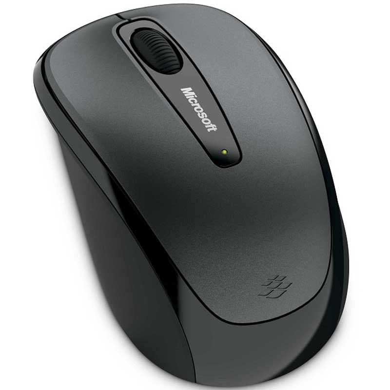 微软无线蓝影便携鼠标3500灰