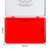 得力（deli） 9892 中号印章印台 印迹清晰 不晕染 铁盒装 红色(红色 大号  157*105mm)第2张高清大图