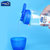 乐扣乐扣塑料水杯 便携运动水壶学生茶杯 防漏儿童水杯子(350ml带吸管蓝色)第4张高清大图