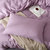 茉菲家纺 法国进口亚麻床上用品1.5m1.8m床四件套1.2m床三件套 简约纯色凉爽舒适被套被罩床单床笠枕袋(紫色)第4张高清大图