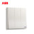 ABB开关插座面板轩致白色二三极五孔AF205插座面板套餐合集(三位单控)第5张高清大图