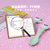 抖音同款米老鼠手掌勺子叉子儿童宝宝训练辅食卡通餐具叉勺套装(绿色)第2张高清大图