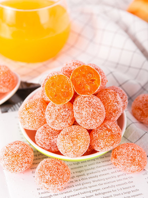 金桔干袋装加工蜜饯果干天山新疆橘子干泡茶果脯零食金桔干250g3袋装