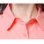 VEGININA 中长款修身显瘦气质短袖衬衫 9586(天蓝色 3XL)第4张高清大图