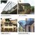 俊采云JCYLO9铝合金雨棚家用户外玻璃房屋顶遮阳棚庭院防雨天台楼顶pvc耐力板 （单位：平米）(默认)第3张高清大图