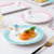 可爱立体猫爪碟陶瓷卡通餐具圆形寿司长方形甜品早餐盘家用菜盘子(猫爪碟《粉色》 默认版本)第9张高清大图