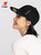 特步天乘系列樱花运动帽女2022年春夏时尚潮流刺绣中性男棒球帽子(米白)第2张高清大图
