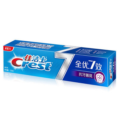 佳洁士 全优7效牙膏（新疆西藏青海海南宁夏不发货）(抗牙菌斑6支装)
